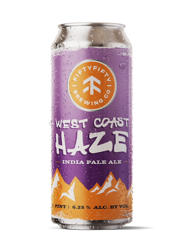 FiftyFifty West Coast Haze (16oz. 4-Pack) - FiftyFifty Brewing